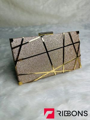 Luxury Glitter Geometric Evening Clutch Bag_img_7