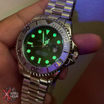 Rolex Yacht master | Chain Edition | Silver with green dial_img_1