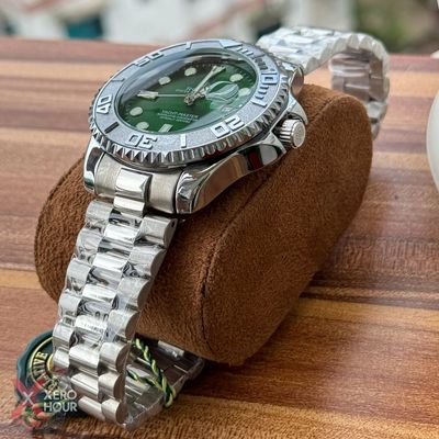 Rolex Yacht master | Chain Edition | Silver with green dial_img_3