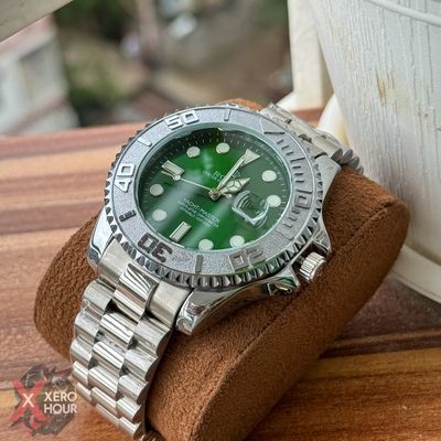 Rolex Yacht master | Chain Edition | Silver with green dial_img_4