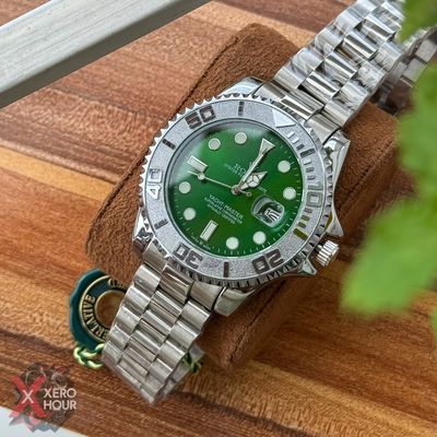 Rolex Yacht master | Chain Edition | Silver with green dial_img_5