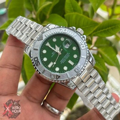 Rolex Yacht master | Chain Edition | Silver with green dial_img_6