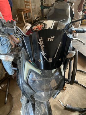 Premium Black Metalic Visor For Apache RTR 4V_img_0