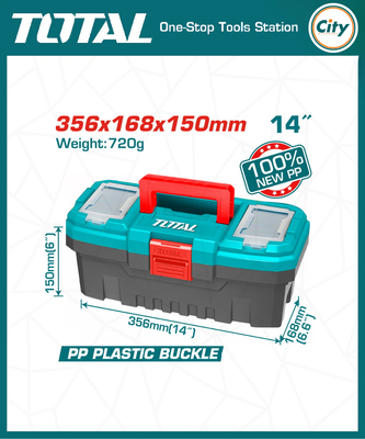 ১৪ ইঞ্চি প্লাষ্টিক টুল বক্স Total Tools TPBX0141_img_0
