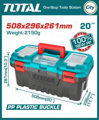 ২০ ইঞ্চি প্লাষ্টিক টুল বক্স Total Tools TPBX0201_img_0