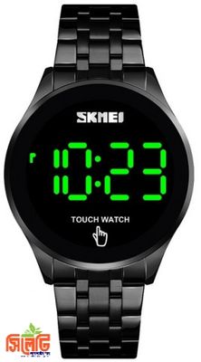 Skmei 1579 Touch Screen Led Digital Watch Luxury Stainless Steel_img_2