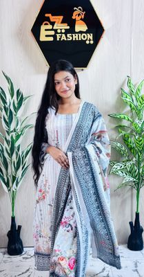 IKKAT PRINT থ্রি পিস