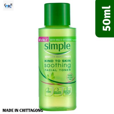 Simple Kind To Skin Soothing Facial Toner 50ml_img_0
