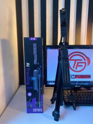 C19 Upgraded Auto Face Tracking Tripod 360° Rotation with Stand_img_4