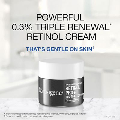 Neutrogena Rapid Wrinkle Repair Retinol Pro+ .3% Night Cream – 48gm_img_1