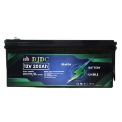 DJDC LiFePO4 12.8V 200Ah 2560wh Lithium Battery_img_0
