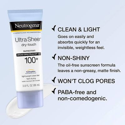 Neutrogena Ultra Sheer Dry Touch Sunscreen SPF 100+ (88ml)_img_1