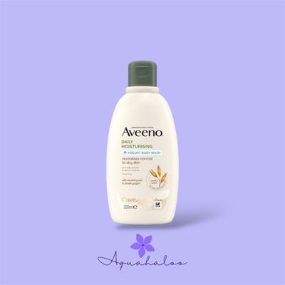 Aveeno Daily Moisturising Yogurt Vanilla Body Wash 300ml_img_0