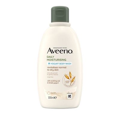 Aveeno Daily Moisturising Yogurt Vanilla Body Wash 300ml_img_1