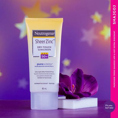 Neutrogena Sheer Zinc Dry Touch Sunscreen SPF50+ (80ml)_img_1