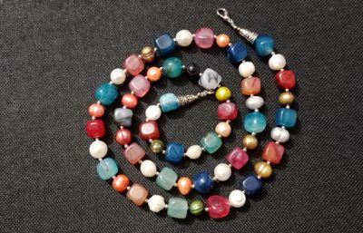 27 inch Long Pearl & stone combination Neckpiece_img_0