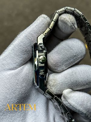 Audemars Piguet Royal Oak Chronograph Panda Dial-Silver Stainless Steel AA_img_1