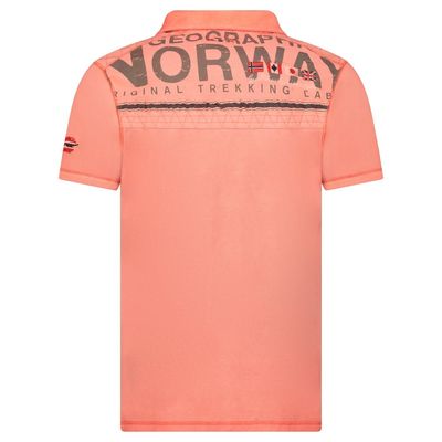 Men - Polo Short Sleeve 100% Cotton Coral_img_1