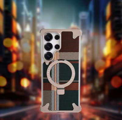 Kevlar Aramid Fiber Texture MagSafe Metal Frameless Shockproof Cover_img_3