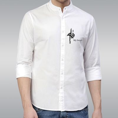 Premium Printed Ban Collar Shirt for Men_img_7
