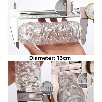 Masturbation for Men Penis Pleasent Aircraft Cup Device Soft Transparent Pocket Vaginal Sleeve Training 18 Adult Erotic Sex Toys_img_7
