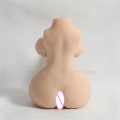 3D Realistic Shemale Body Sex Doll Male Torso 14cm Dildo Soft Penis Female Vagina Masturbator Anal Sex Toys for Women Men Adults_img_4
