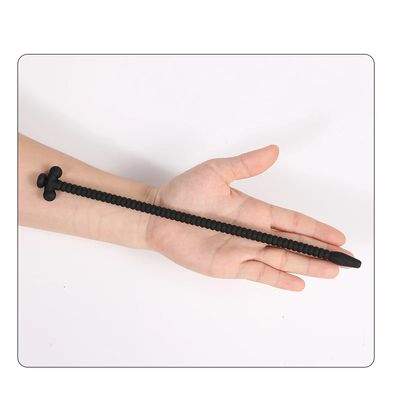 Male Hollow Urethral Catheter Urine Urethra Sounding Silicone Penis Plug Dildo Dilator Ejaculation Delay Sex Toys for Men Adults_img_1