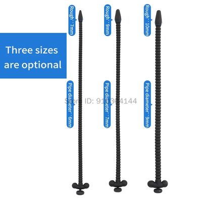 Male Hollow Urethral Catheter Urine Urethra Sounding Silicone Penis Plug Dildo Dilator Ejaculation Delay Sex Toys for Men Adults_img_7
