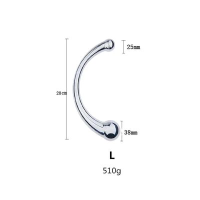 Double Ended Stainless Steel G Spot Wand Prostate Massage Stick Penis P-Spot Stimulator Anal Dildo Plug Sex Toys for Men Women_img_3