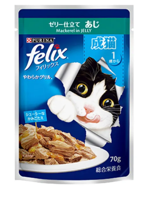 Purina Felix Adult Mackerel In Jelly Cat Food 70gm_img_0