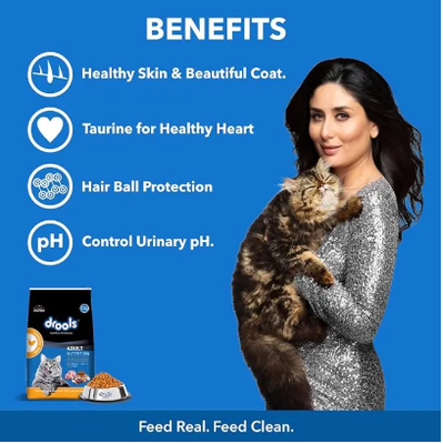 Drools Adult Dry Cat Food, Real Chicken Flavour 400 gm_img_4