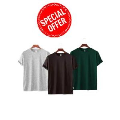 Men's Black T-shirt 3 Combo Packe_img_0