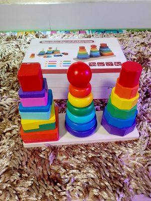 Three Coloum Shape Rainbo Tower_img_1