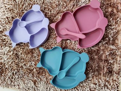 Silicon Cat Plate with spoon(High Quality)_img_2