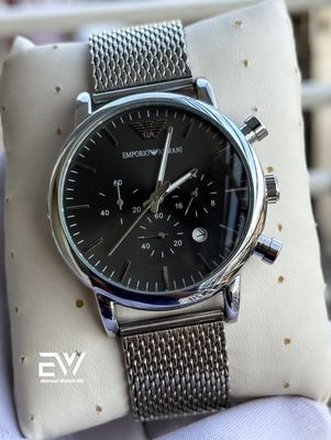 ARMANI GLOSSY MASH CHAIN GRAY DIAL_img_0