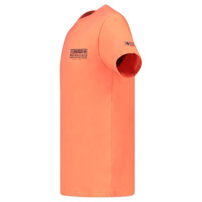 T-Shirt Men Short Sleeve with Coral Flag_img_2