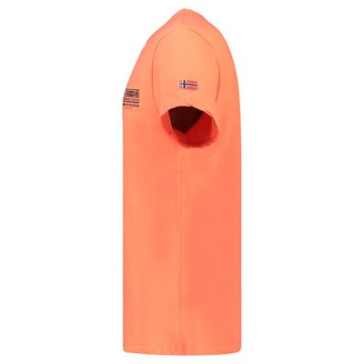 T-Shirt Men Short Sleeve with Coral Flag_img_3