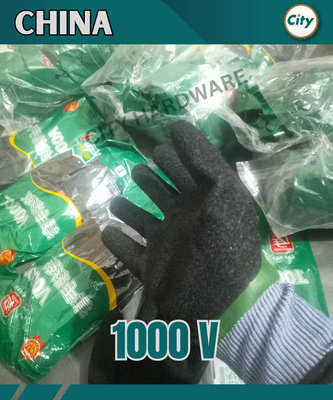 ১ জোড়া শক প্রুফ হ্যান্ড গ্লাভস ১০০০ ভোল্ট রেজিস্ট্যান্স ইলেকট্রিশিয়ান গ্লাভস_img_3