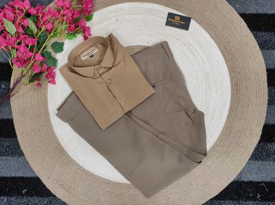 Formal Brown pant with brown shirt_img_0