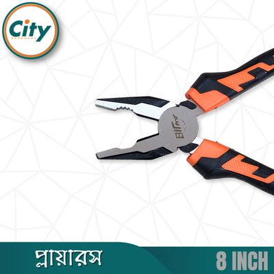 ৮ ইঞ্চি কম্বিনেশন প্লায়ারস প্রো কুয়ালিটি কালো নিকেল ক্রোমিয়াম স্টিলের পেশাদার মানের হেভি প্লাস_img_3