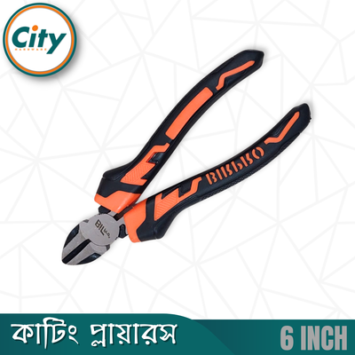 ৬ ইঞ্চি কাটিং প্লায়ারস প্রো কুয়ালিটি কালো নিকেল ক্রোমিয়াম স্টিলের পেশাদার মানের হেভি কাটিং প্লাস_img_2
