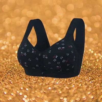 Front Button Cotton Bra_img_1