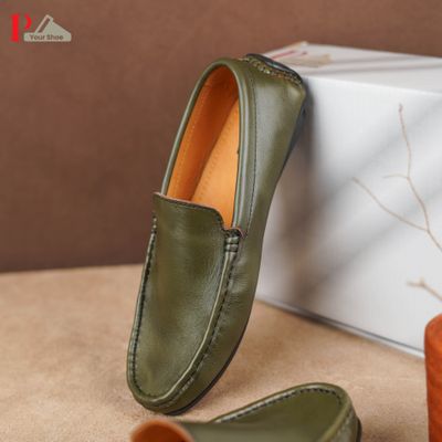 Olive Moccasin Loafer_img_1
