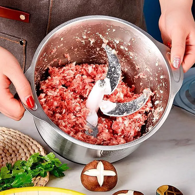 Bajaj 2000 watt high Power Stainless Steel Material High Quality and Powerfull Food Chopper Grinders_img_0