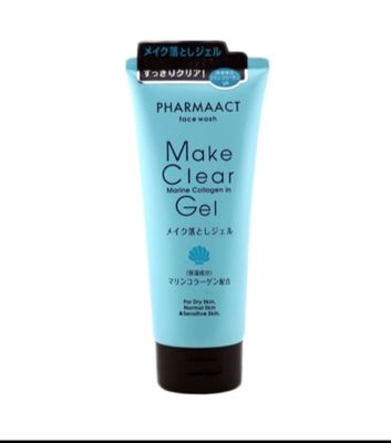 Kumano Cosmetics Pharmaact Make Clear Gel Face Wash_img_0