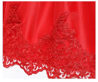 Baby Girls Princess Lace Bow Party Dress with Headband (0 to 4 years)_img_10