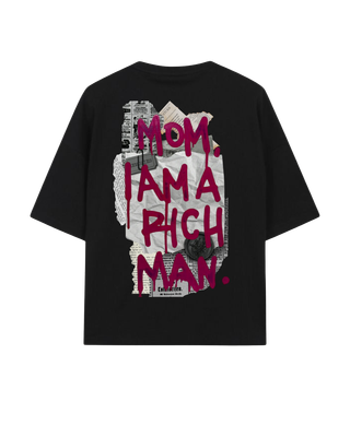 Rich Man Oversized Tshirt - Black_img_0