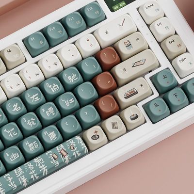 Book Amber OQO (MOA) PBT Keycaps Set_img_3