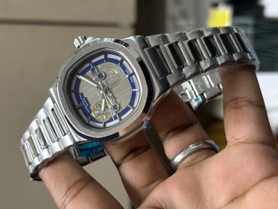 PATEK SILVER BODY BLUE DIAL SWEEP MOVEMENT_img_0
