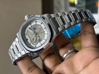 PATEK SILVER BODY WHITE DIAL SWEEP MOVEMENT_img_0